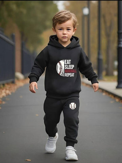 2 PCS Boys Micro Printed Track suits